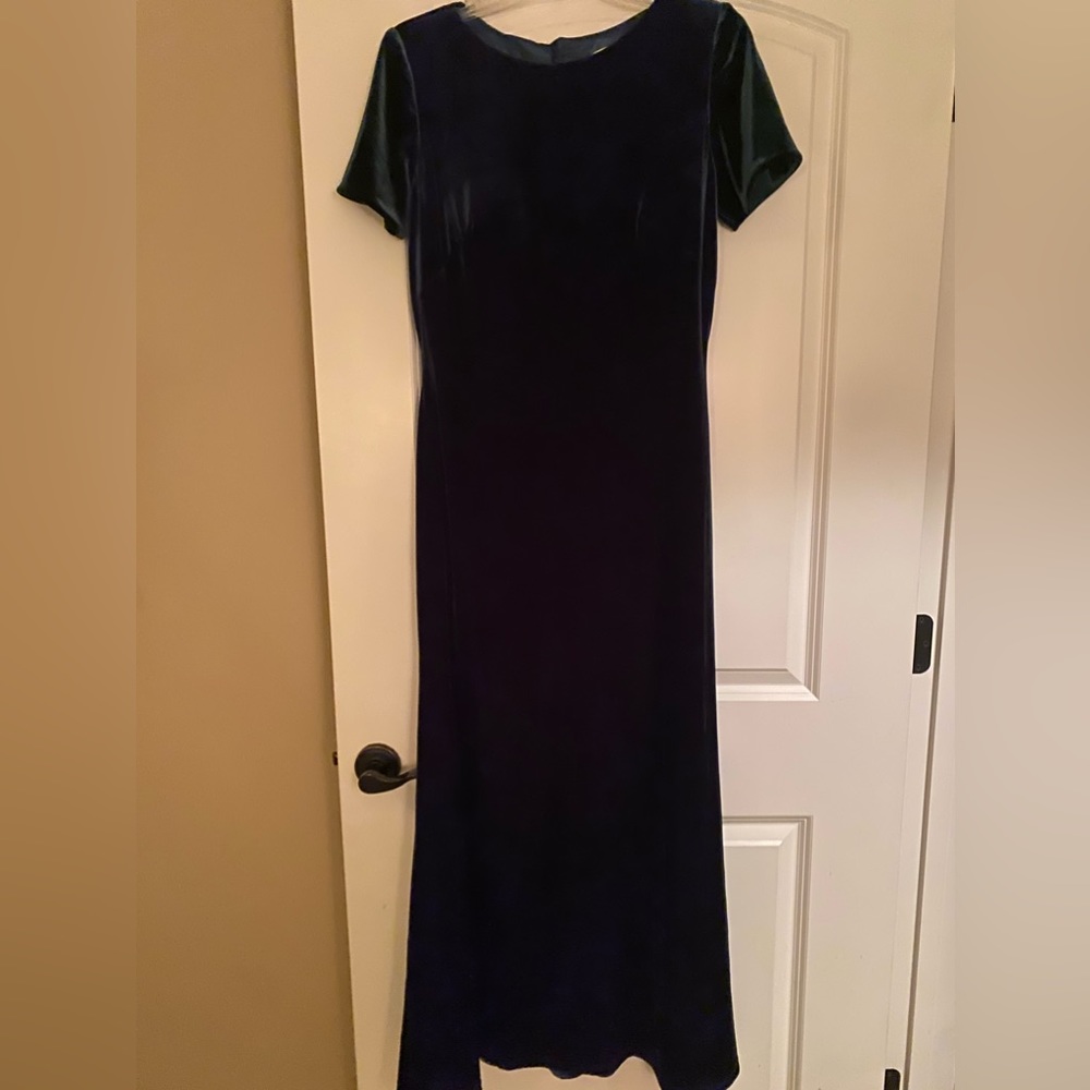 Revelry Naomi Bridesmaid Dress Emerald Velvet